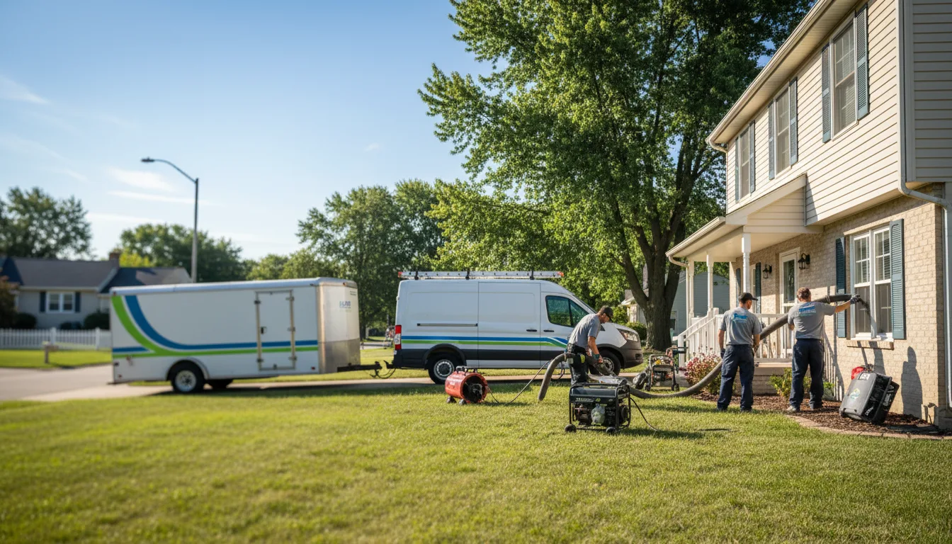 Flooded Basement Restoration And Cleanup With Repair in Cairo, IL near me